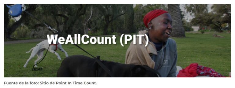 Se necesitan voluntarias para el conteo de punto en el tiempo de 2023